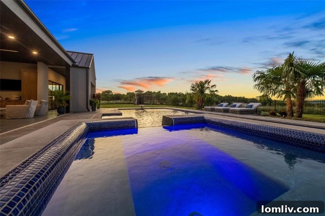 Outdoor Living: Pool, Playhouse, and Spacious Yard for Family