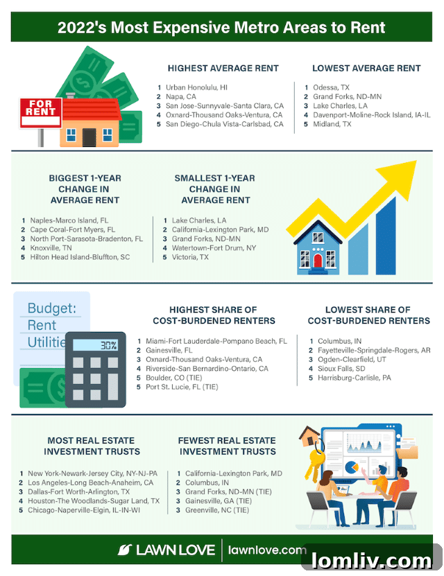 Click here to view the 2022's Most Expensive Metro Areas to Rent Infographic.