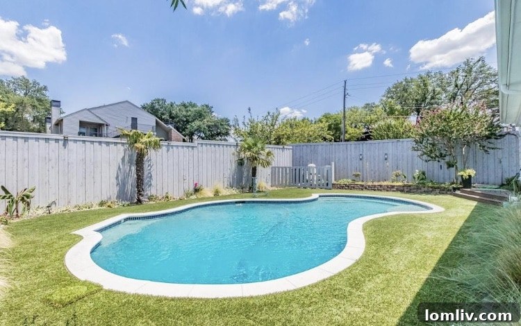 Elegant dining area with ample space