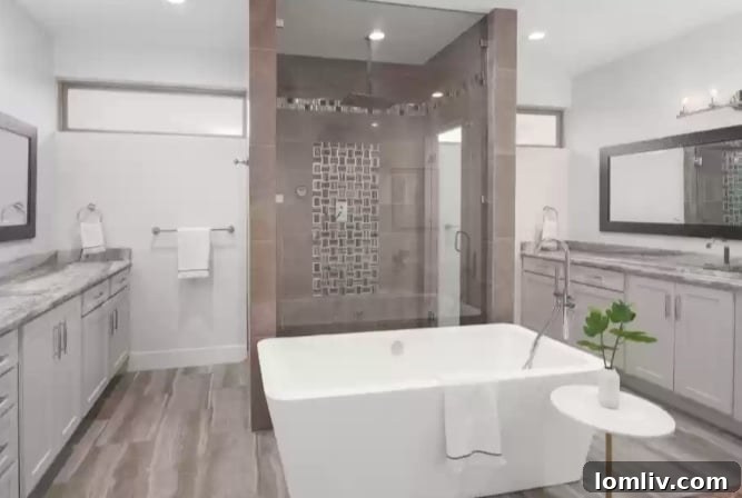 Bright and airy master bedroom