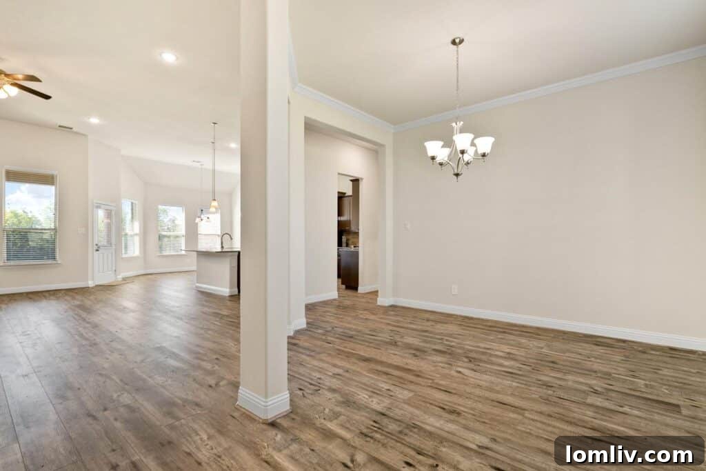 Spacious and bright dining room in luxury Mesquite home