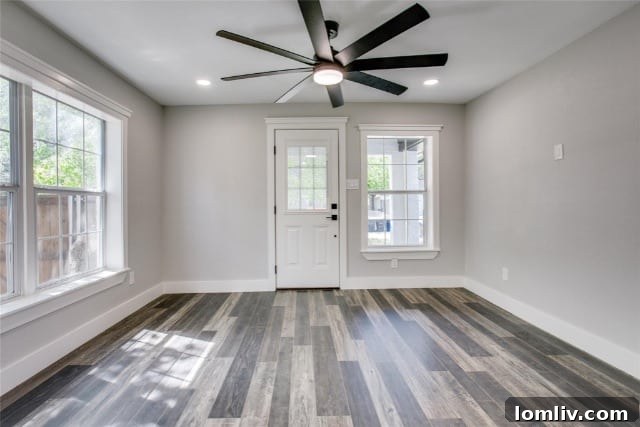 Charming exterior of the Oak Cliff duplex showcasing thoughtful renovation