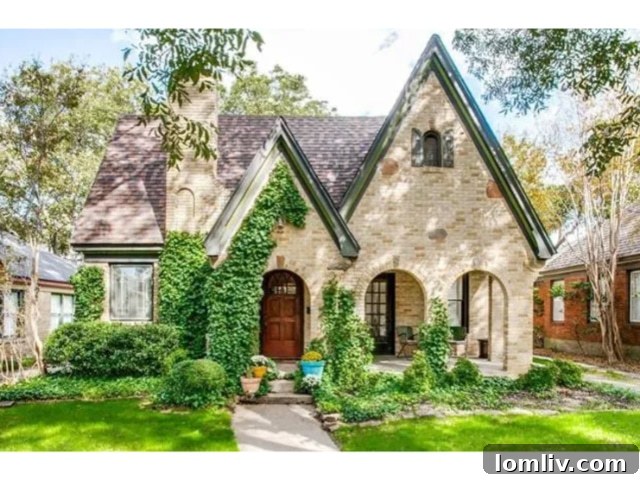 Hollywood Heights features stunning Tudor homes in a protected conservation district, preventing unapproved exterior changes like painting original brick.