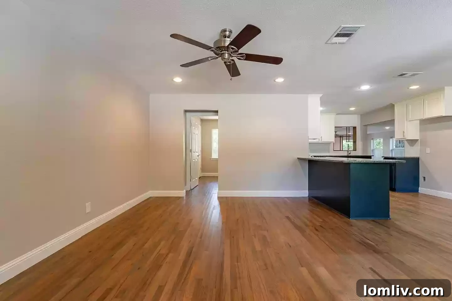 A tastefully designed living space showcasing open-concept living, a common feature in revived Casa View homes aimed at contemporary buyers.