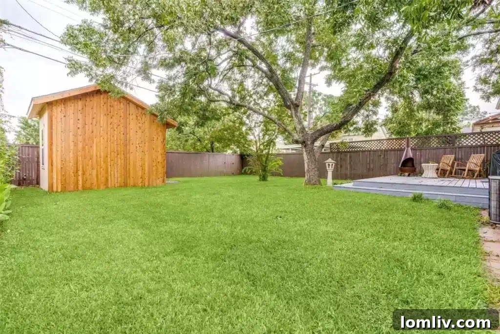 Spacious and well-lit third bedroom in the Oak Cliff home, ideal for a growing family or guest accommodations.