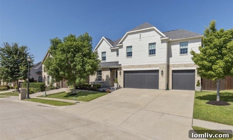 Luxury Home Exterior in Lake Highlands
