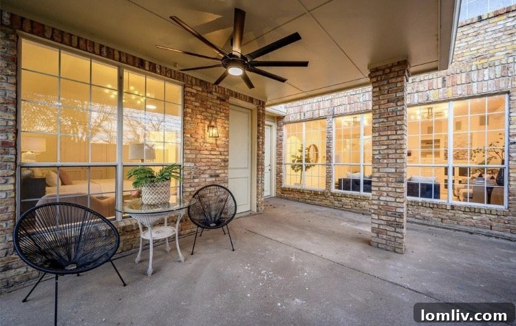 Elegant Living Room with Golf Course Views
