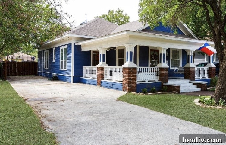 Welcoming Front Porch of Winnetka Heights Home