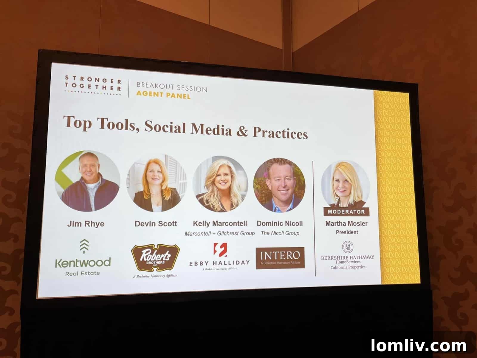 Ebby Halliday's Top 100+ Agents Convene in San Diego for Elite Summit 5 Kelly Marcontell of Ebby Halliday’s Southlake office on a peer panel discussing real estate tools, social media, and best practices.