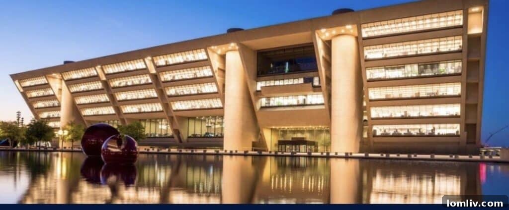 Dallas City Hall, a symbol of urban governance and decision-making for a vibrant city