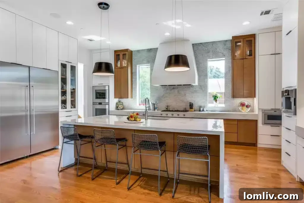 Luxurious primary bedroom suite located on the ground floor