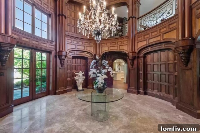 Exquisite architectural details of the Vaquero luxury home