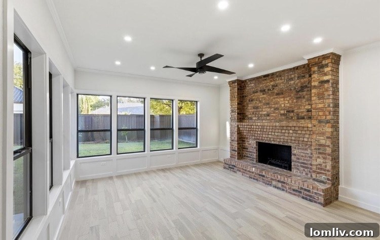 Serene bedroom with ample space and natural light, perfect for relaxation