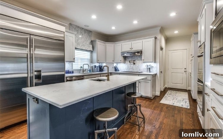 Expansive walk-in closet providing ample storage and organization