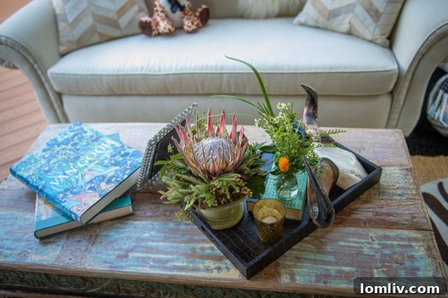 Detailed Shot of Safari-themed Wedding Table Decor