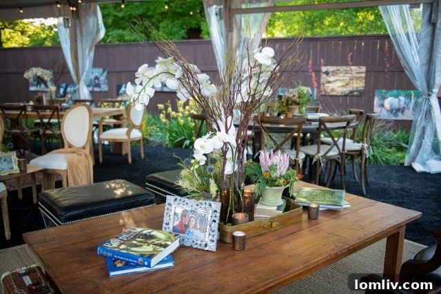 Luxurious Interior of a Wedding Tent with African-inspired Decor