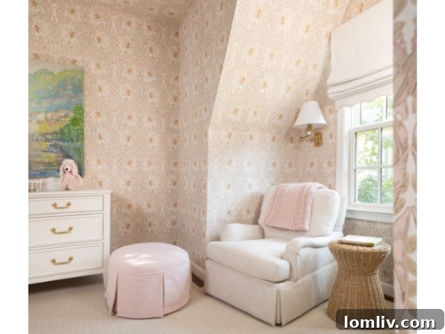 The charmingly angled ceiling of a converted attic room, showcasing how the steep roofline contributes to a unique interior space.