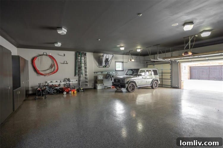 Showroom-Quality Eight-Car Garage at 9517 Bella Terra Drive