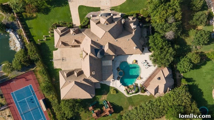 Exterior View of the Serene Luxury Home at 9517 Bella Terra