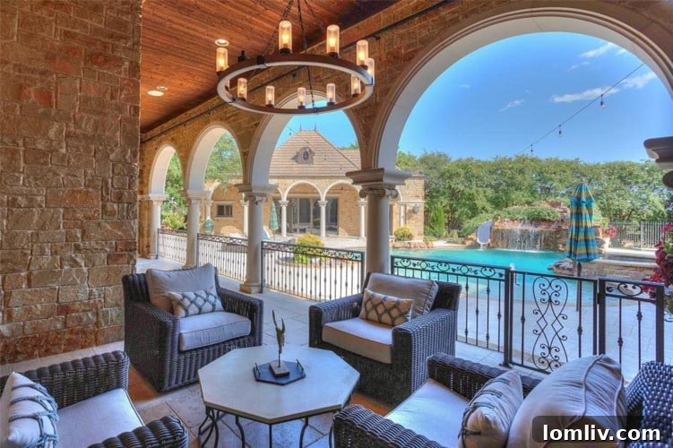 Spacious Living Area with High Ceilings at 9517 Bella Terra