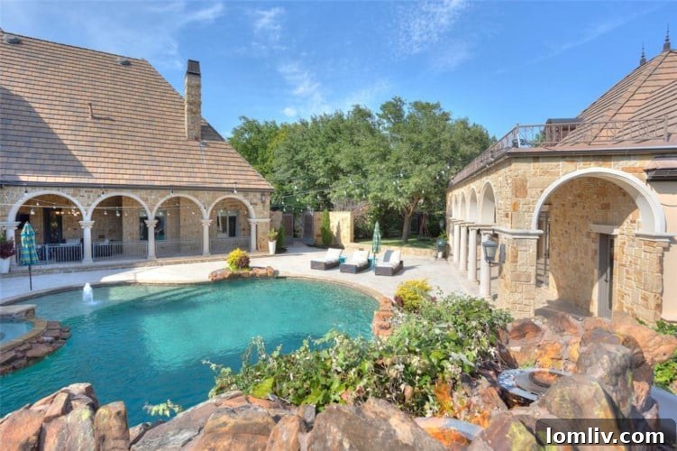 Elegant Dining Space and Architectural Details at 9517 Bella Terra