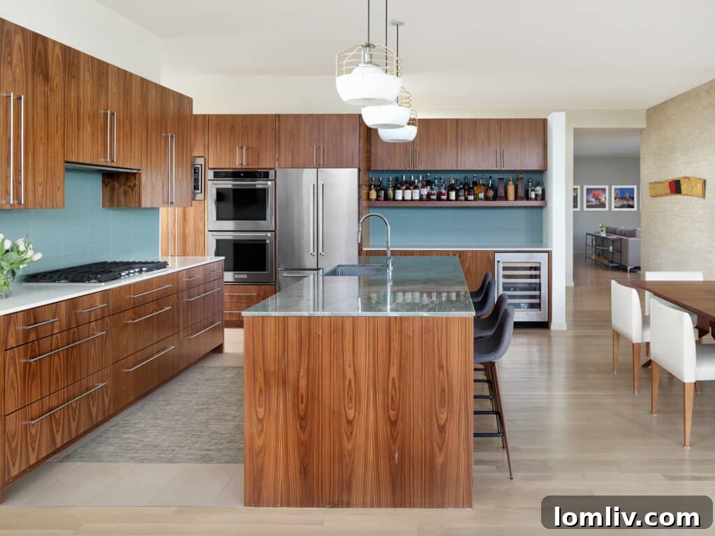 Stylish bedroom with clean lines and comfortable furnishings