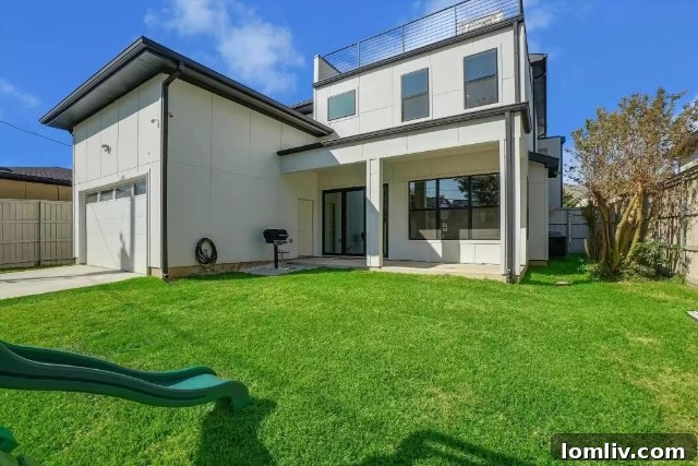 Elegant roof deck offering panoramic views and ample space for outdoor entertaining.