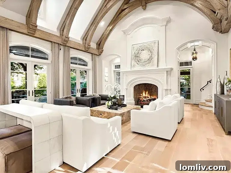 Spacious primary bedroom suite with seating area at 30 Robledo Drive