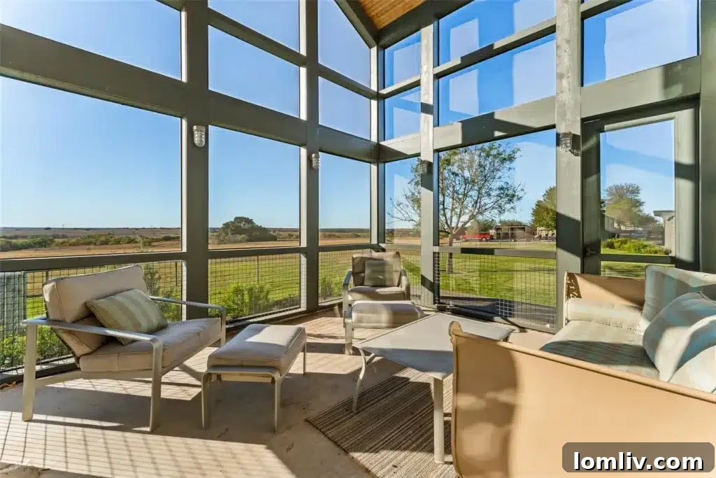 Ranch home design Texas