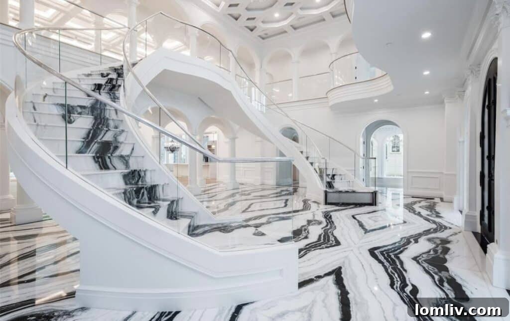 Grand Entrance of 6915 Baltimore Drive, University Park Luxury Home