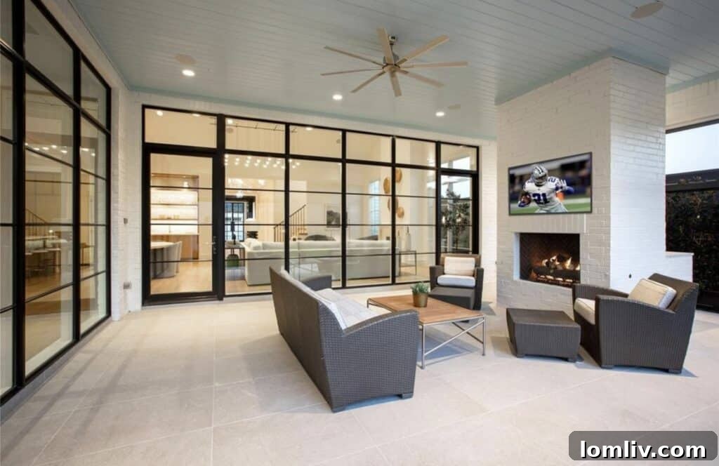 Stylish Open Concept Living Room at Bluff Hollow Court