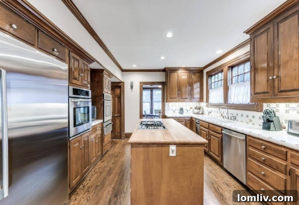 Modern Chef's Kitchen with Spacious Island and Premium Appliances