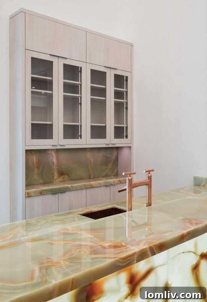 Luxurious Living Area with High Ceilings at Baltimore Drive