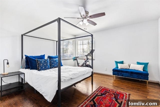 Cozy Living Room with Hardwood Floors