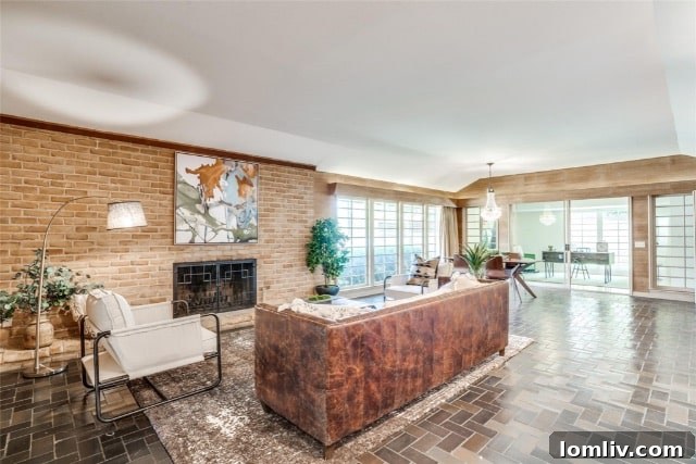 Stunning Mid-Century Modern Home Entrance