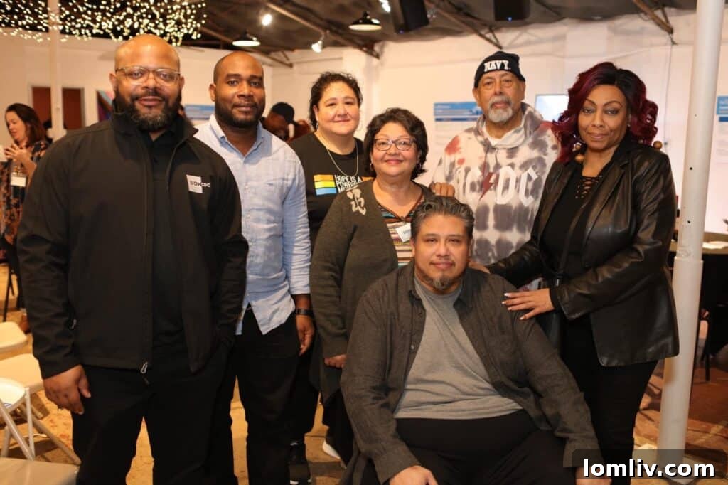 Builders of Hope groundbreaking ceremony, community members celebrating
