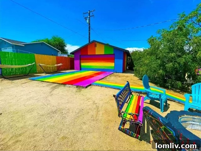 Rainbow House The Undisputed Fun Capital 16 The Ultimate Photo Shoot Room in Joshua Tree