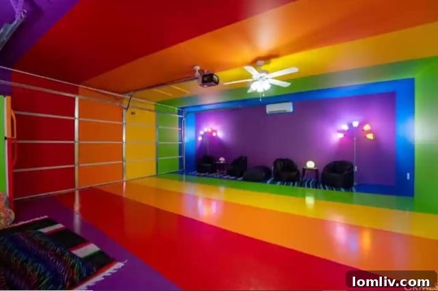 Rainbow House The Undisputed Fun Capital 17 Vibrant Art Space for Creativity