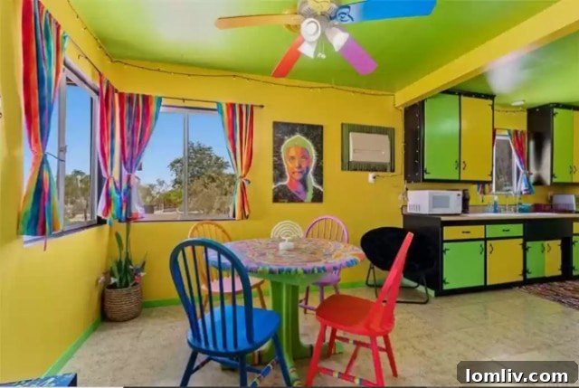 Rainbow House The Undisputed Fun Capital 8 Living Room with Artful Touches