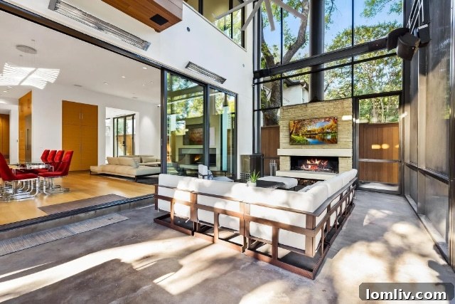 Highland Park Contemporary: An Architecture of Enduring Delight 14 Unique treehouse office amidst greenery, offering an inspiring workspace