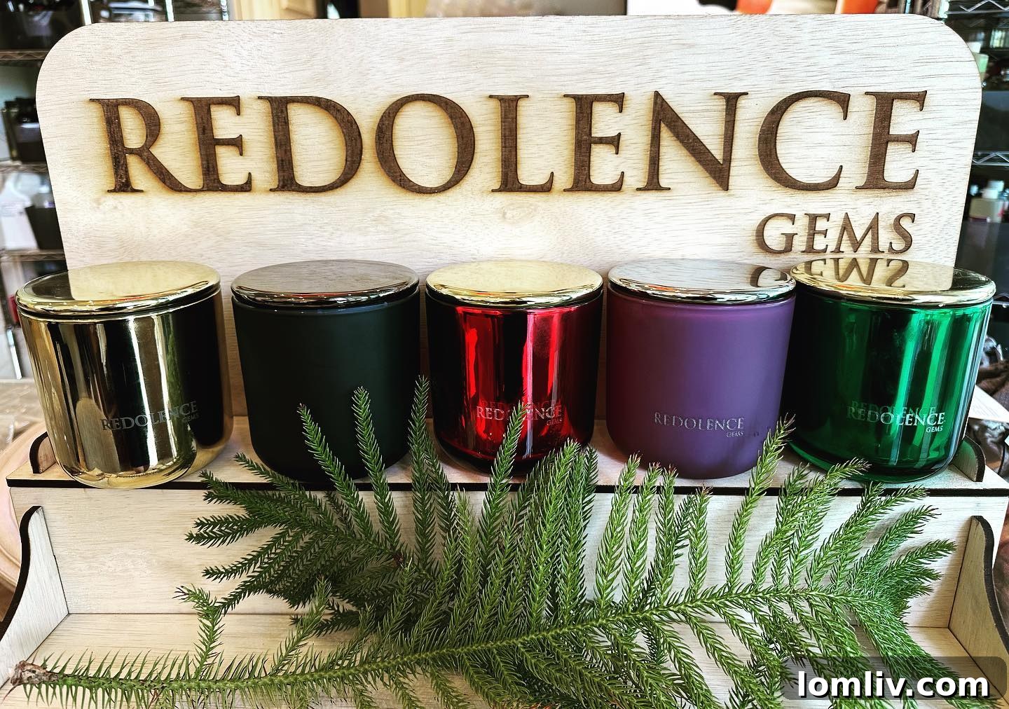 Redolence-gems luxury custom candles by Eve Short