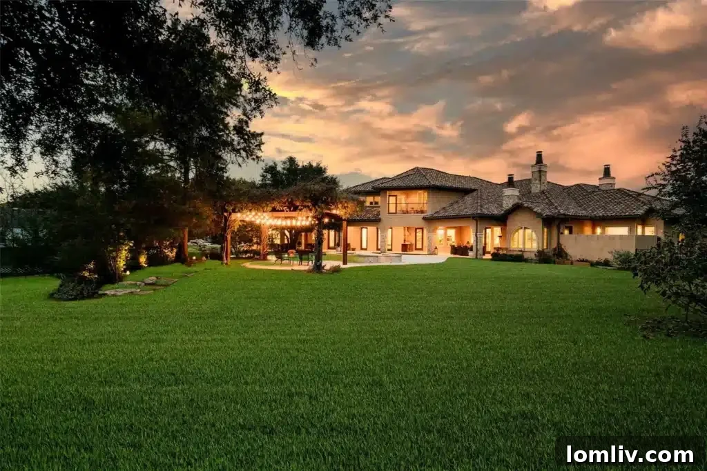 The Generational Gift: Multi-Gen Living for All 17 A wide shot of the stunning property, showcasing its Mediterranean charm.