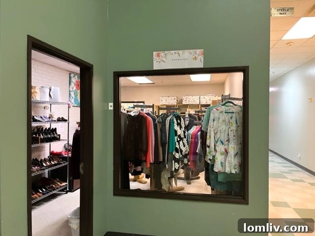 Boutique for residents at Center of Hope