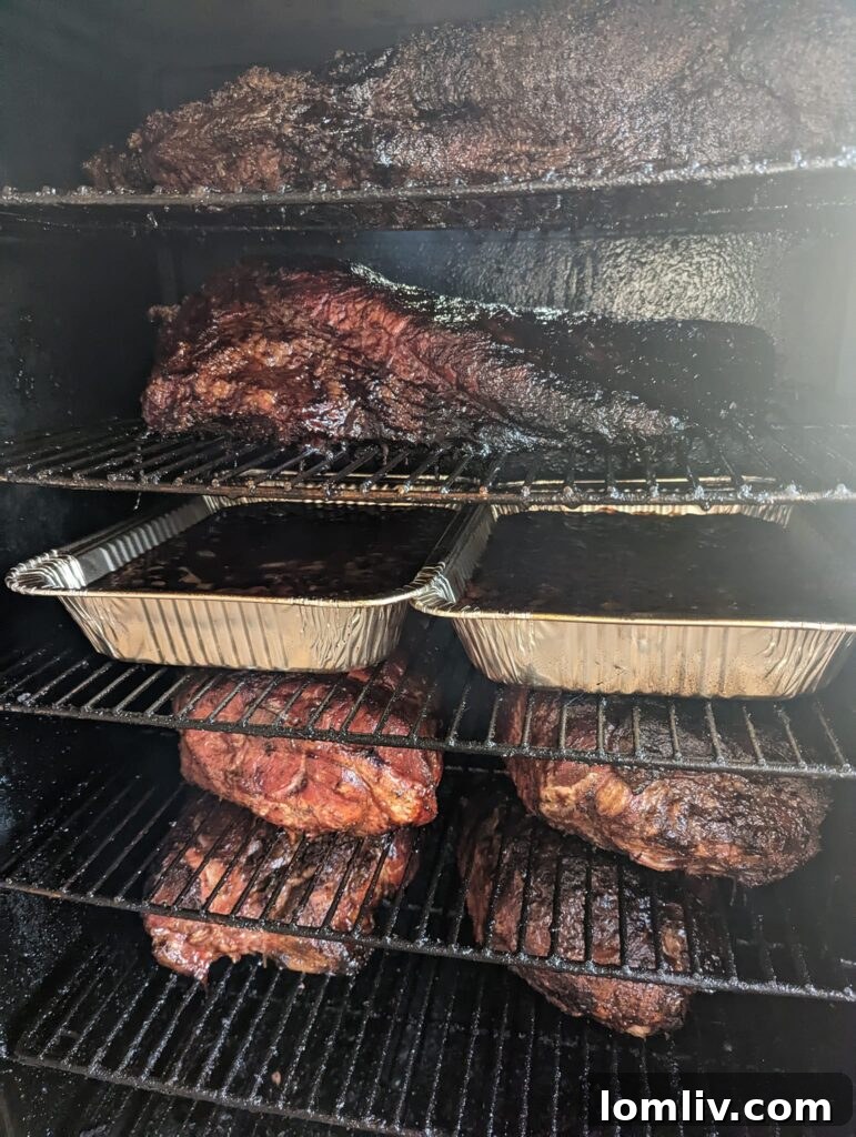 Delicious BBQ brisket prepared for donation