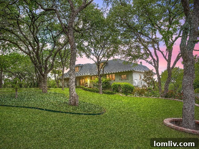 Modern and drastically updated luxury home exterior in Fort Worth
