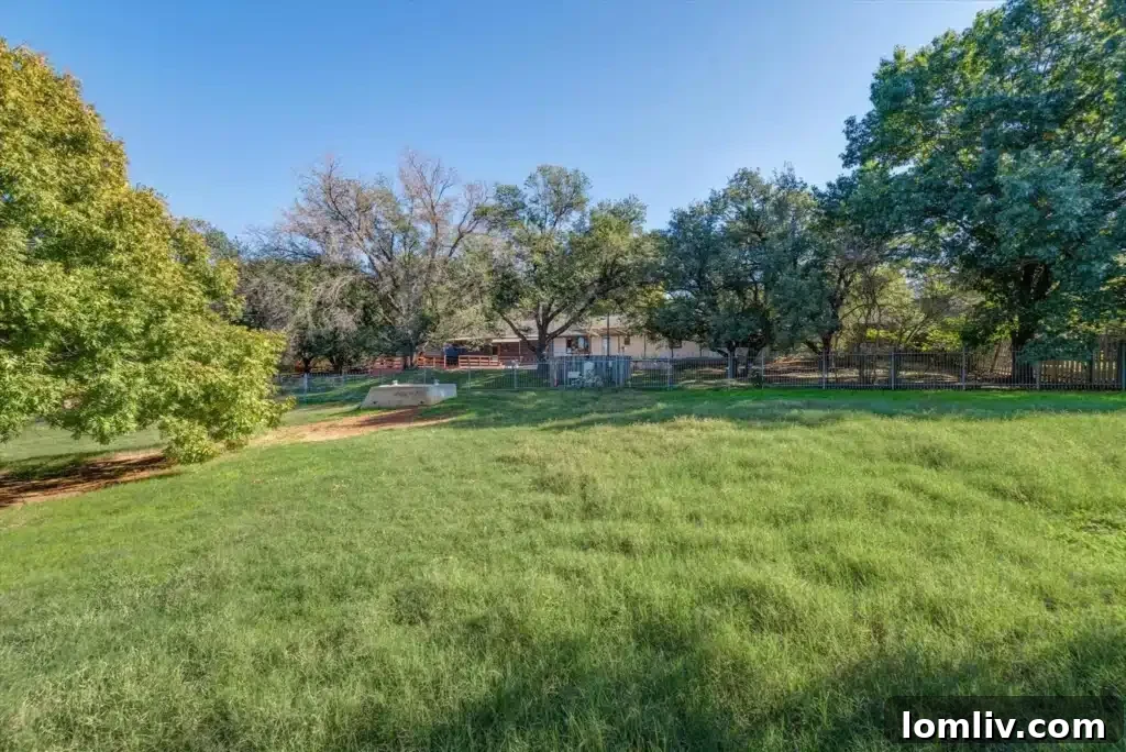 The tranquil pond and expansive grounds typical of The Zebra House estate.