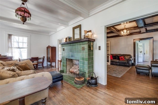 Exterior view of the historic Richardson home, showcasing its original architecture