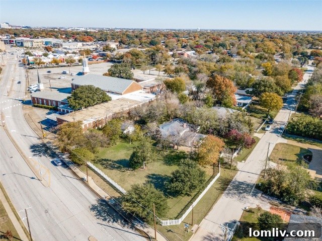 Expansive outdoor space of the historic Richardson residence, ideal for restoration