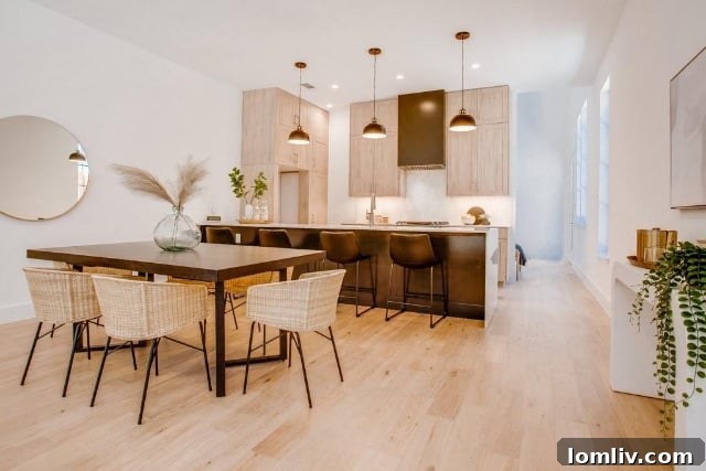 Elegant street view of a high-end duplex by architect Robert Tabak