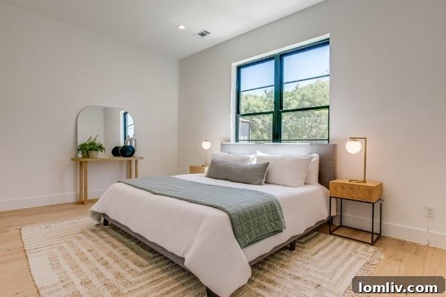 Interior of a luxury modern home showcasing exquisite finishes by Robert Tabak